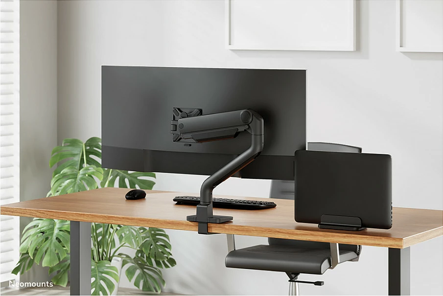 Mbajtës laptopi Neomounts NSLS300BLACK, alumini, 11-17 inç, i zi