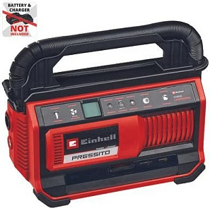Kompresor hibrid Einhell PRESSITO 18/25, 18V/220V, pa bateri dhe karikues, kuq/zi