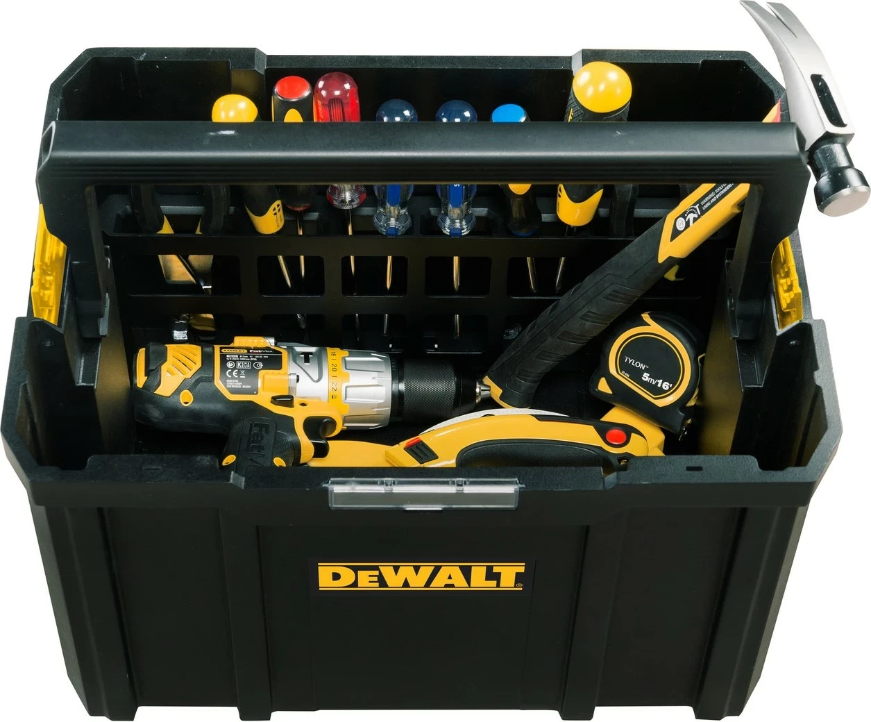Kuti veglash DeWalt TSTAK DWST1-71228 32×27×44 cm, zezë/verdhë