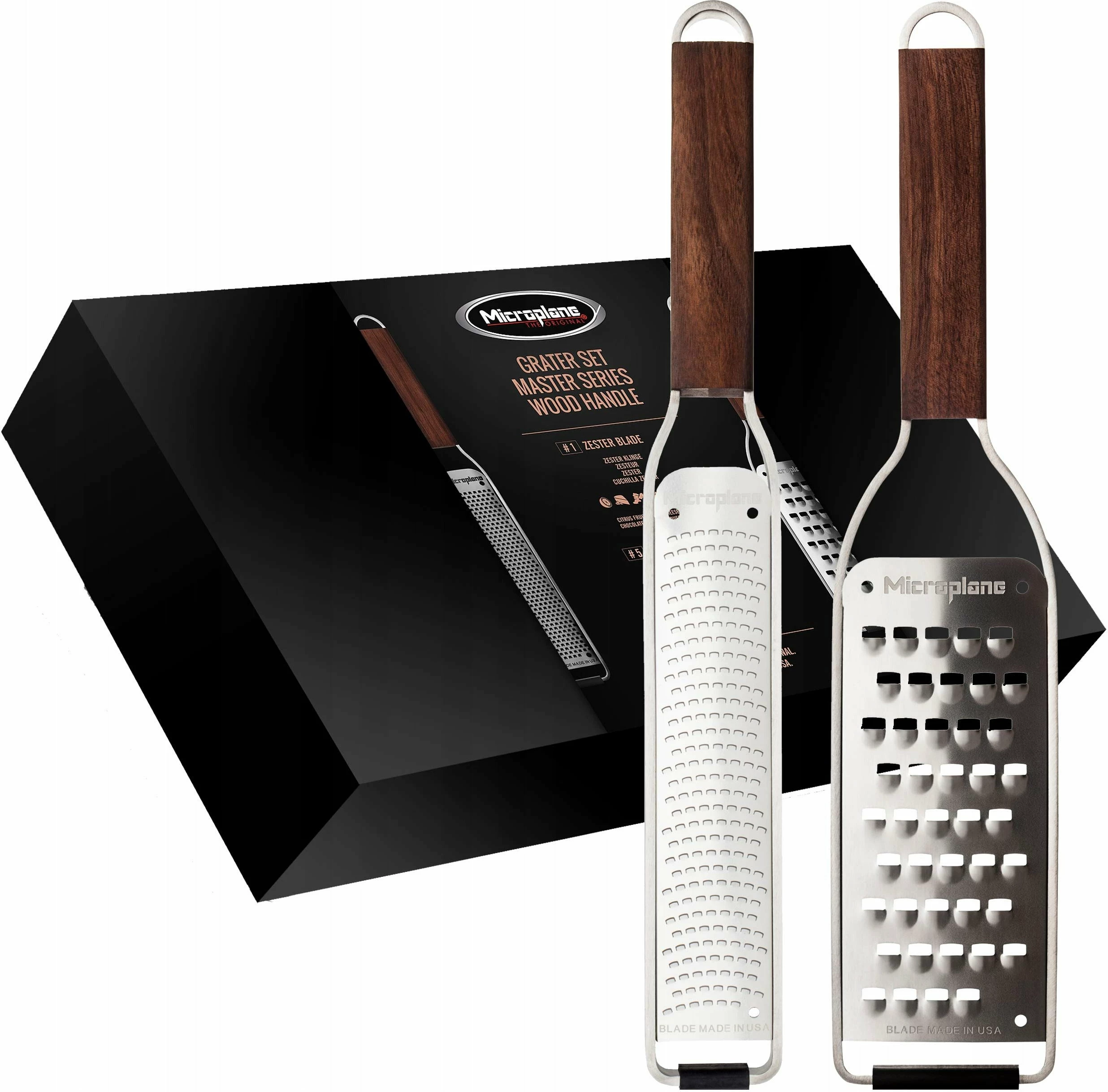 Set rende kuzhine Maybelline MASTER MC-36089, inox & dorezë druri arre, 2 copë