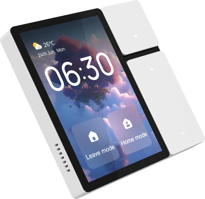 Panel kontrolli smart Wi‑Fi, Avatto T6EP, ekran me prekje, 3 butona, IR, Tuya