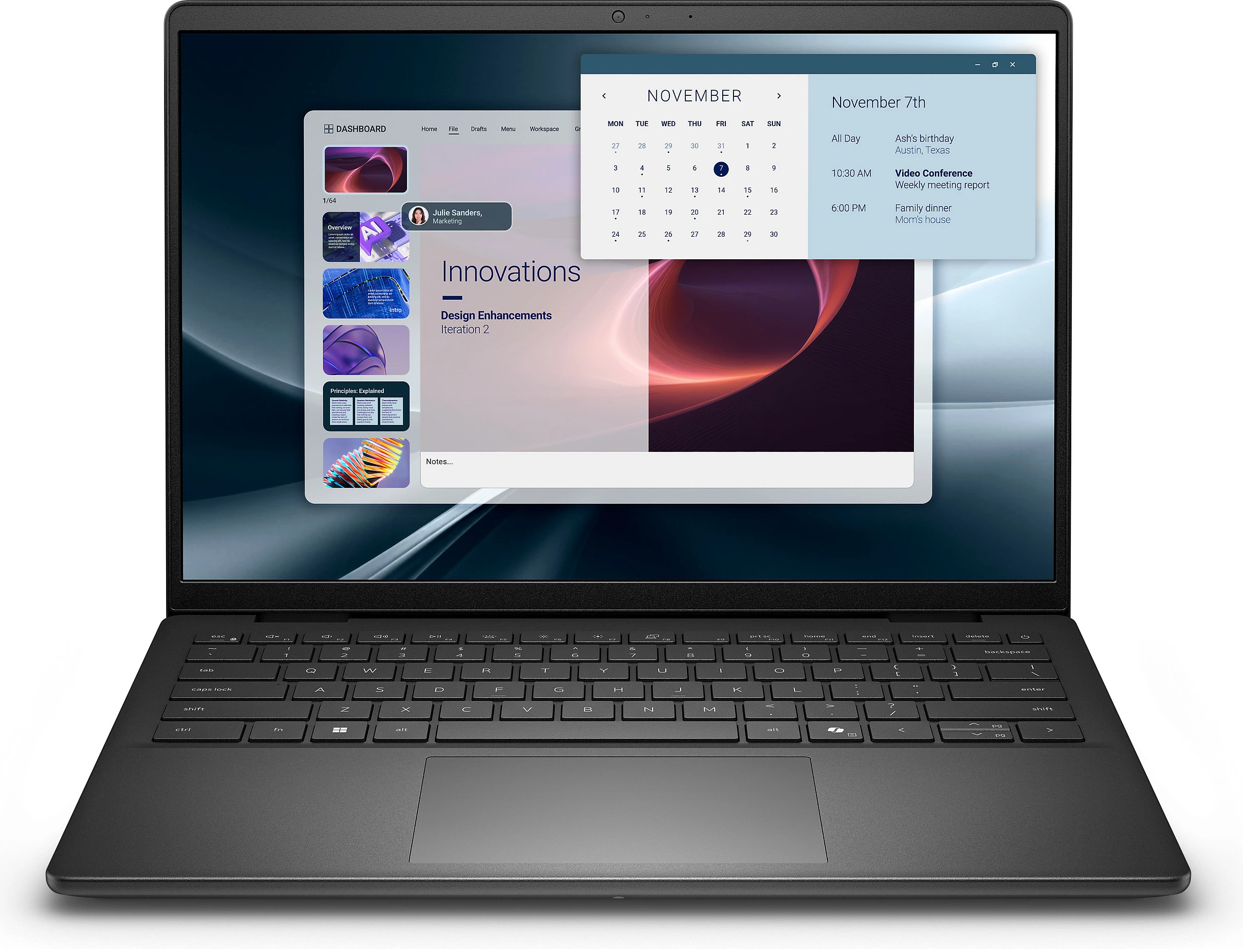 Laptop Dell Pro 14 Essential PV14255, Ryzen AI 7 350, 16GB RAM Memorje, 1TB SSD, 14" WUXGA, Windows 11 Pro, e zez