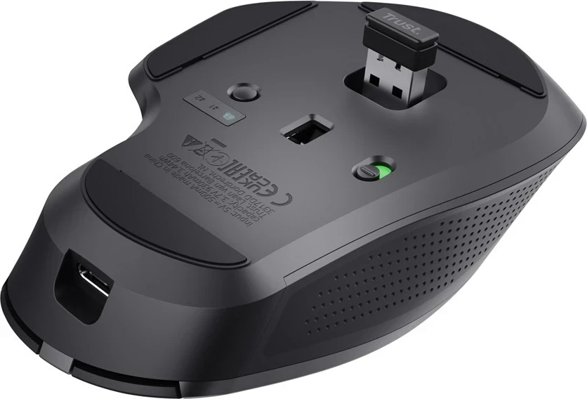Maus Trust Ozaa+ Office RF Wireless + Bluetooth Optical 3200 DPI, i zi