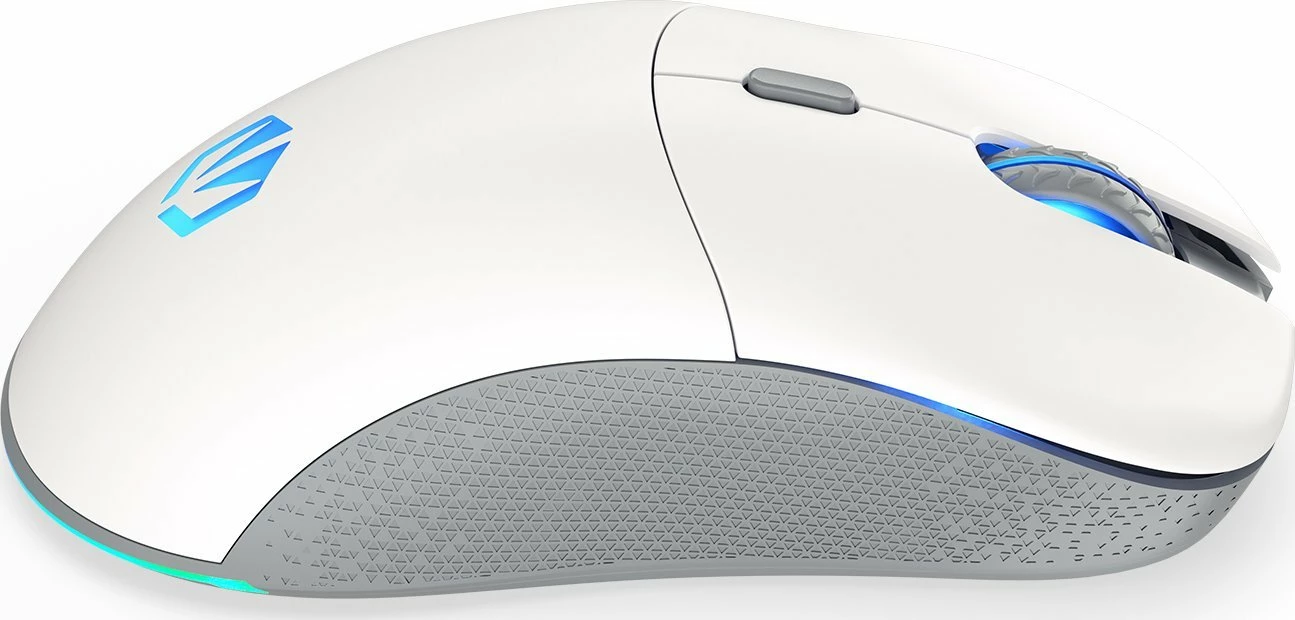 Maus Endorfy GEM Plus Wireless EY6A015 26000 DPI RGB 2.4GHz/USB 6 butona Onyx White, i bardhë