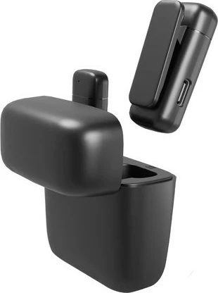 Mikrofon lavalier wireless Natec Hopper NMI-2255, USB-C, i zi, set me 2 copë