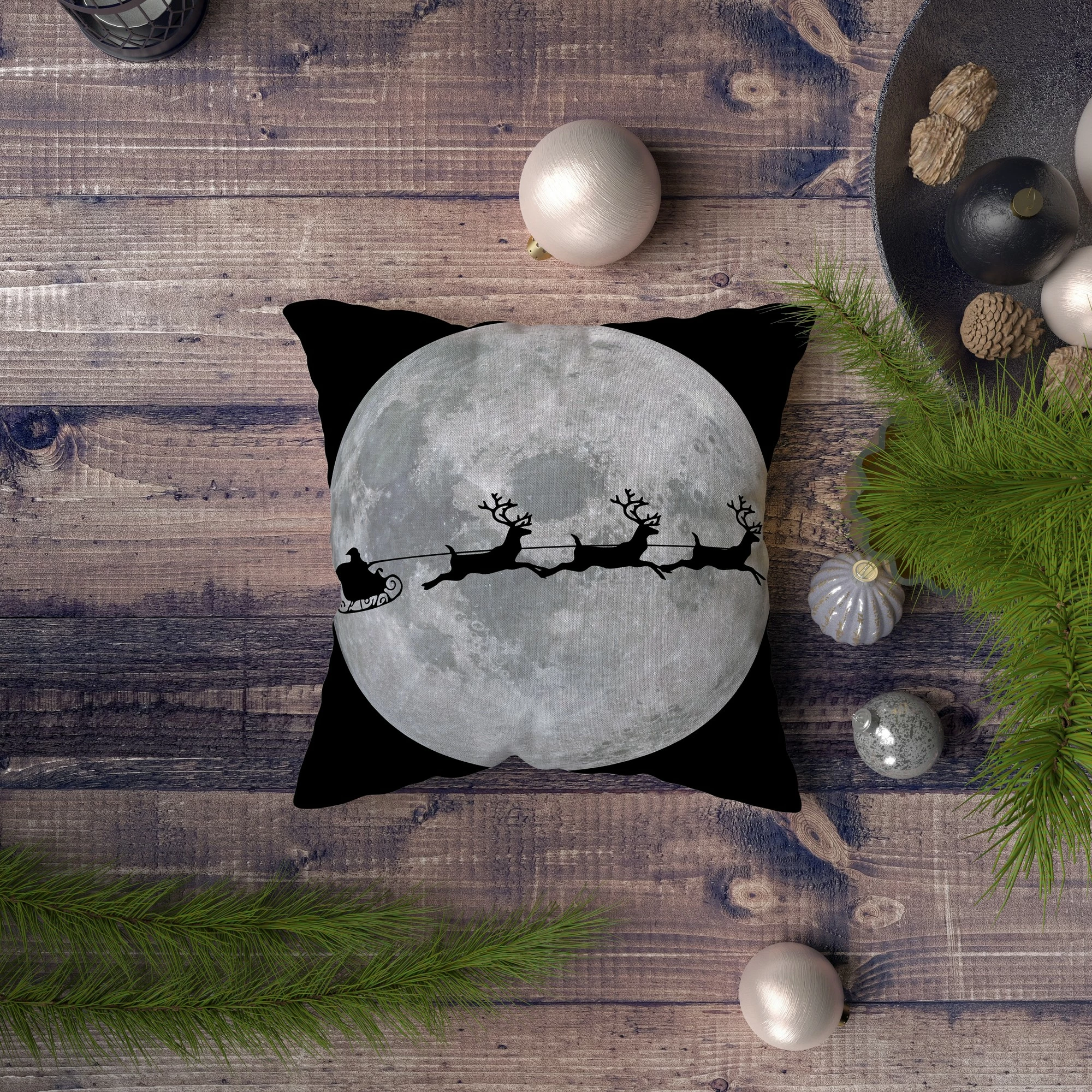 Jastëk dekorativ Aberto Design, NYXMAS023, shumëngjyrësh, 43x43cm