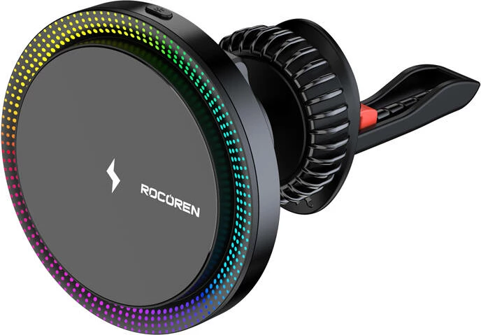 Mbushës wireless për veturë Rocoren RCZJ-XK01, 15W, i zi