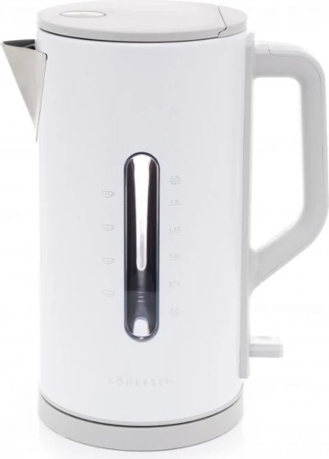 Ibrik elektrik KOHERSEN Modern Matt A451, 1.7L, 3000W, Bardhë