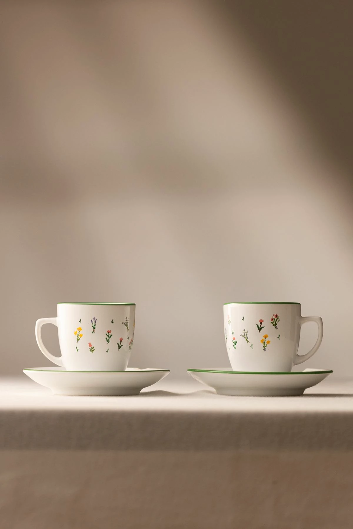 Set filxhanash për kafe (4 copë), Hermia Concept, Botanical