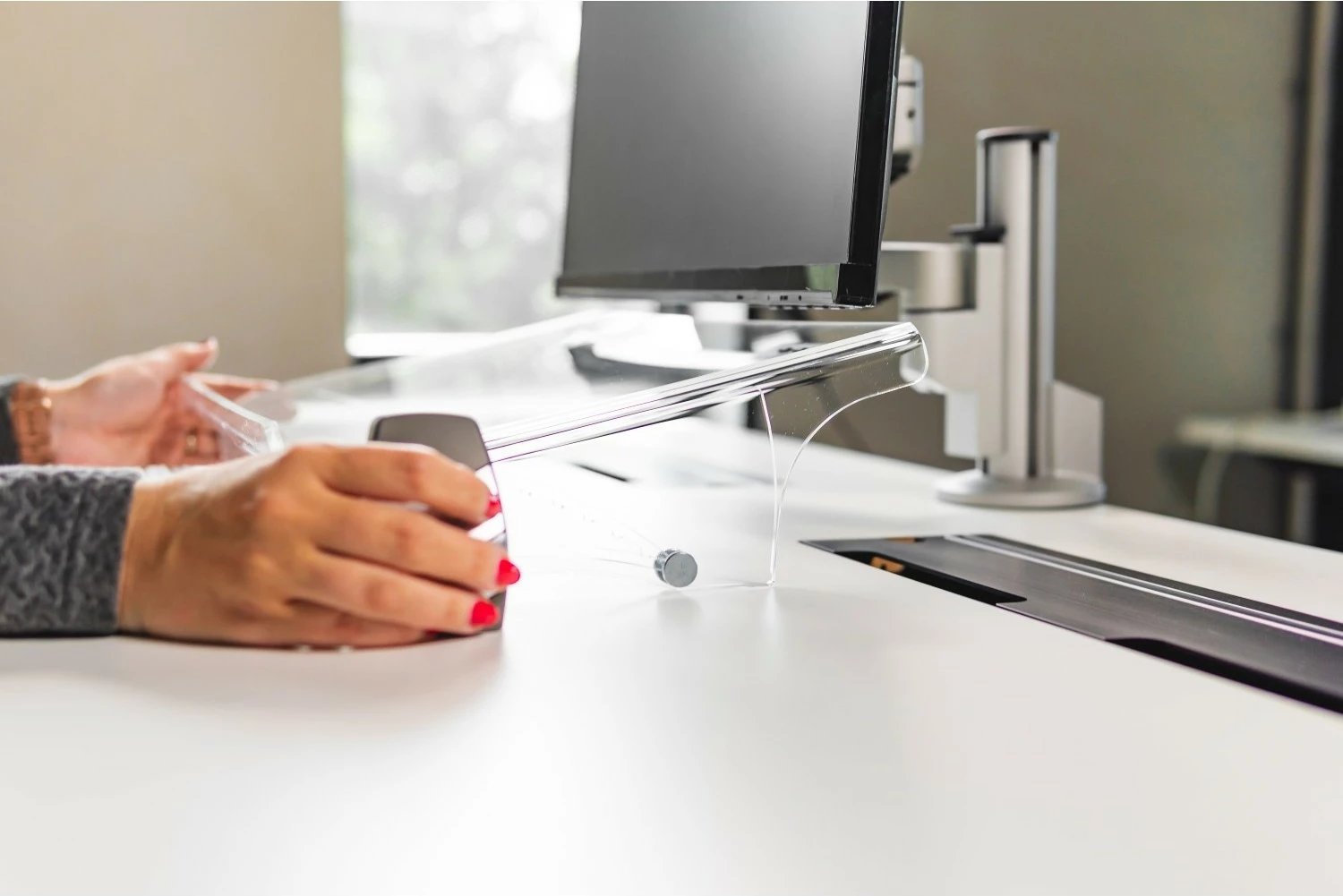 Mbajtës dokumentesh BakkerElkhuizen Q-doc 515, transparent