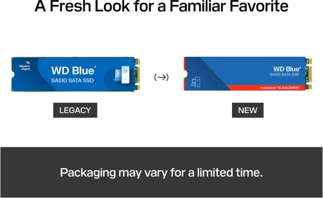 SSD disk SanDisk WD Blue SA510 500GB M.2 2280 SATA 6Gb/s, kaltër