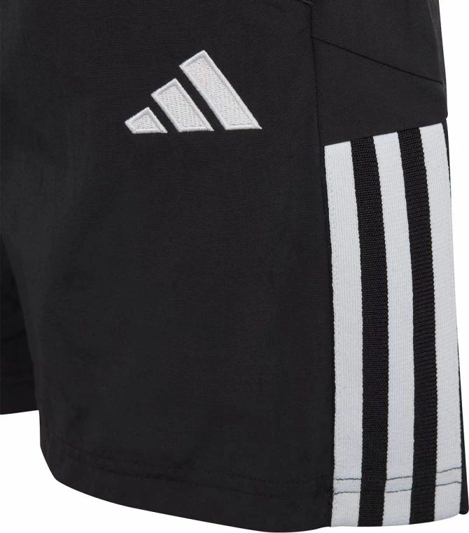 Shorce për fëmijë adidas Tiro 23 Competition Downtime, të zeza