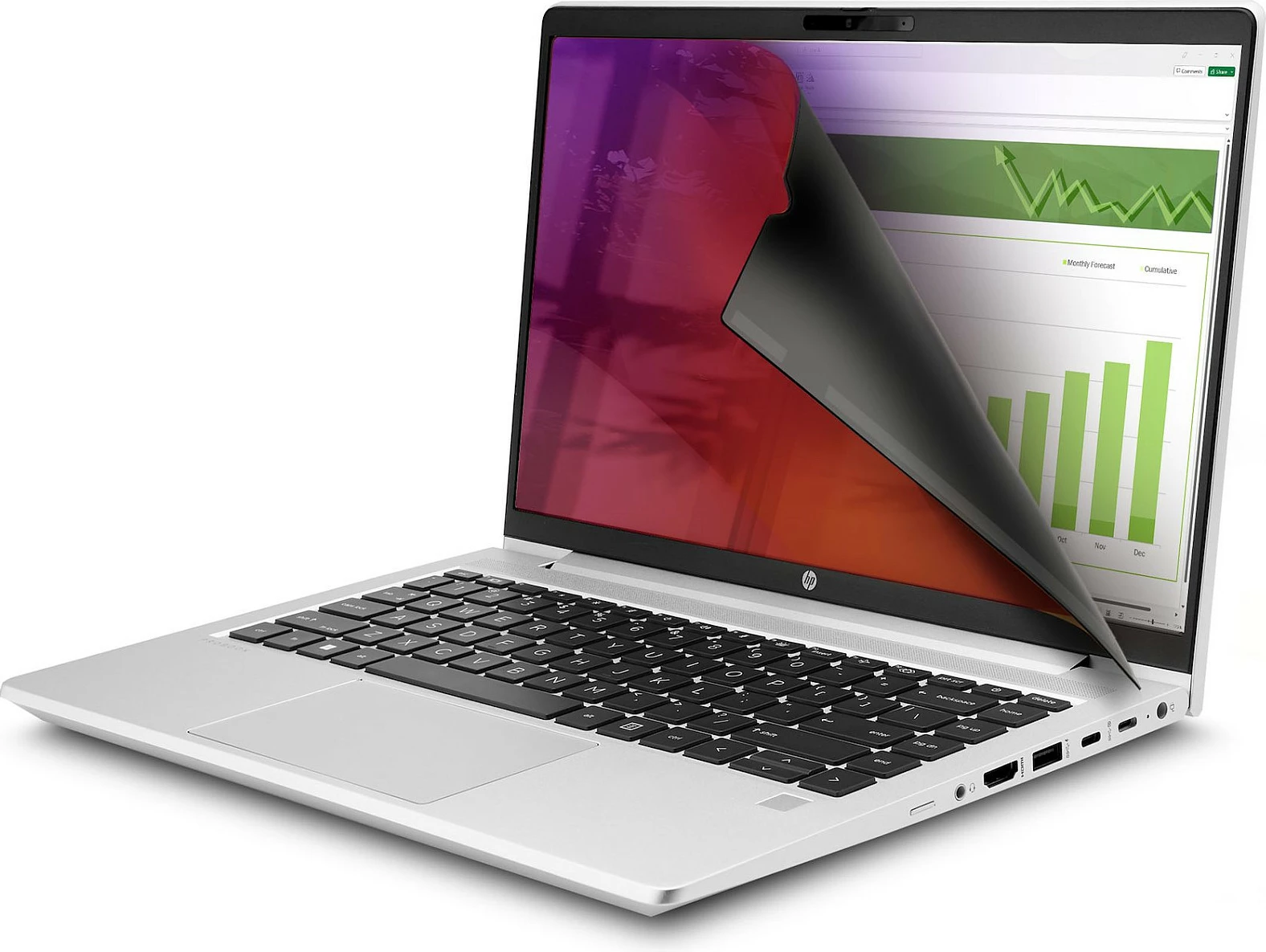 Filter privatësie për laptop StarTech 14IN, 14" 16:9, anti-glare, blue light, i zi