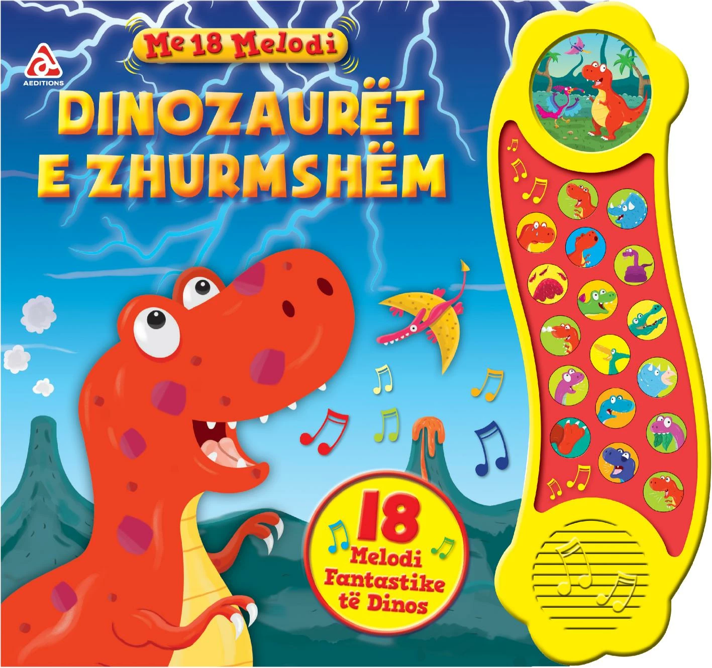 Dinozauret e zhurmshem me 18 melodi