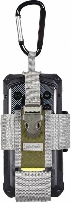 Mbajtëse telefoni Ulefone Armor Molle Holster UF-UAN07, universale e rregullueshme me Molle, gri