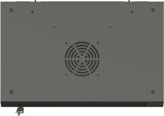 Kasë rrjeti Lanberg WF03-5304-10B, 19", 4U, derë xhami, e zezë, për montim në mur