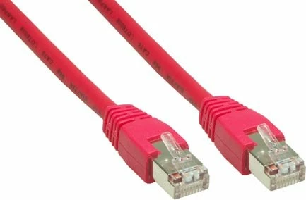 Kabllo rrjeti Good Connections Cat.6 S/FTP patchcord 1m RJ-45 e kuqe
