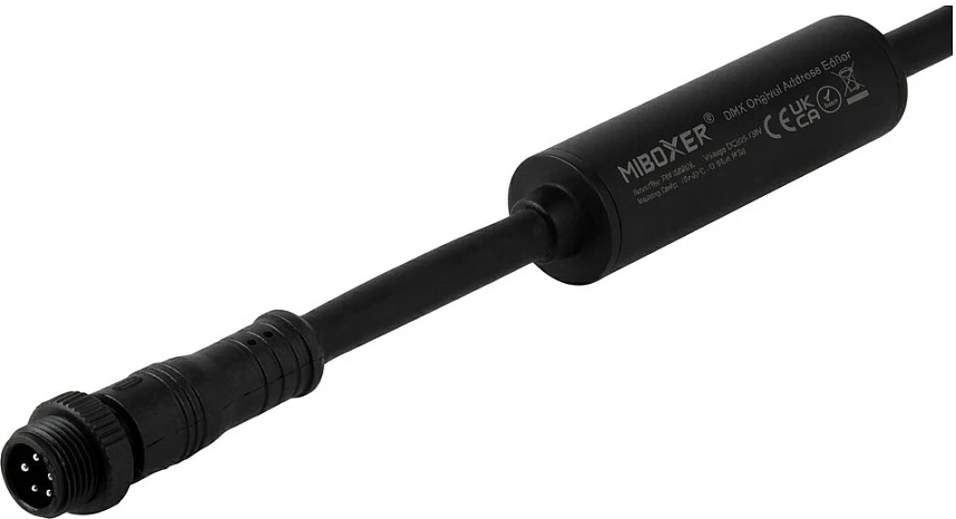 Editor adrese DMX LED Miboxer/Mi-Light, kabllo 3-pin, i zi