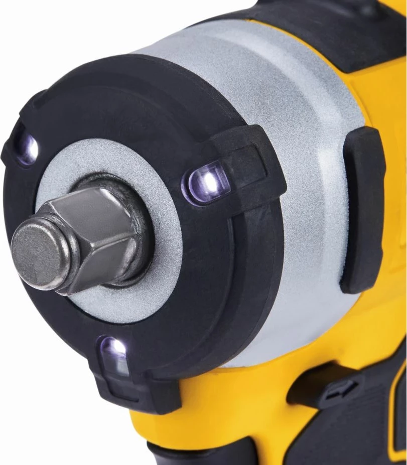 Çelës udarn me bateri DeWalt DCF901P1 12V 5Ah 1/2", me 1 bateri + karikues + kuti, e verdhë/zi