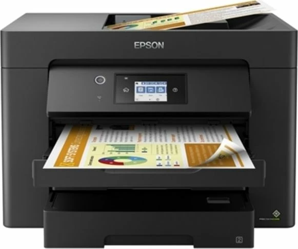 Pajisje multifunksionale Epson WorkForce Pro WF-7830DTWF (C11CH68403), A3, inkjet me ngjyra, Wi‑Fi/USB, e zezë