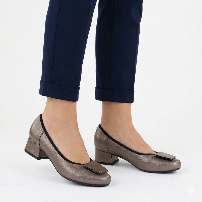 Këpucë femrash M. Daszyński SA279-1, të arta