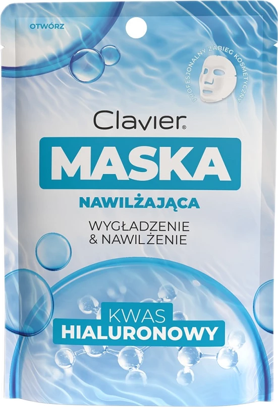 Maskë fytyre për femra Clavier me acid hialuronik, 25ml