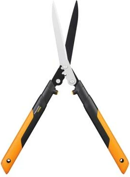 Gërshërë për gardh Fiskars PowerGear X HSX92 (1023631), teh çeliku me veshje PTFE, dorezë alumini, portokalli/zi