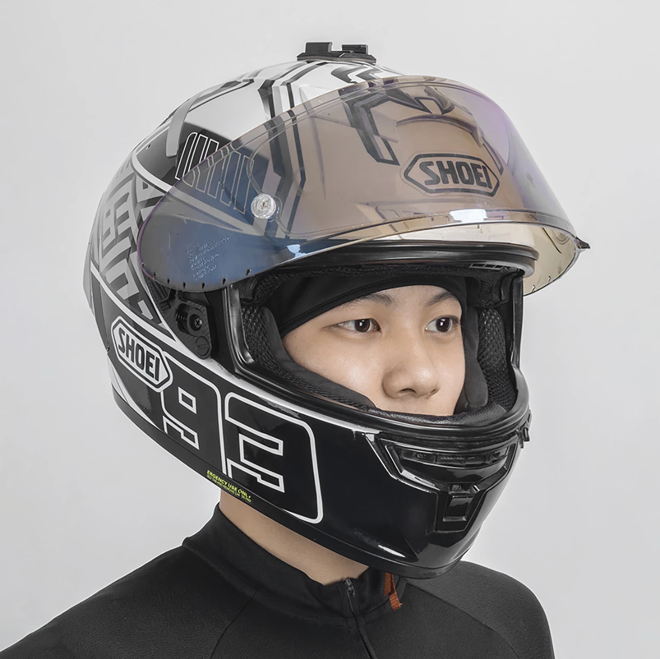 kapuç nën helmetë çiklizmi, Rockbros, Dala, termik me sipërfaqe kundër erës dhe vrima për syze, universale 53-61 cm, gri