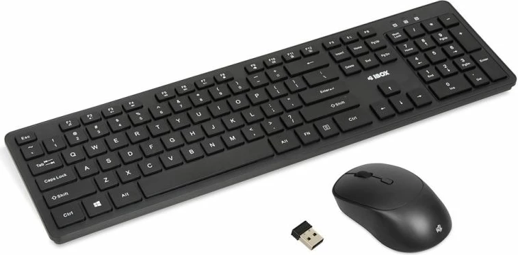 Tastierë + mi pa tela iBox Workstation Pro Kit, e zezë