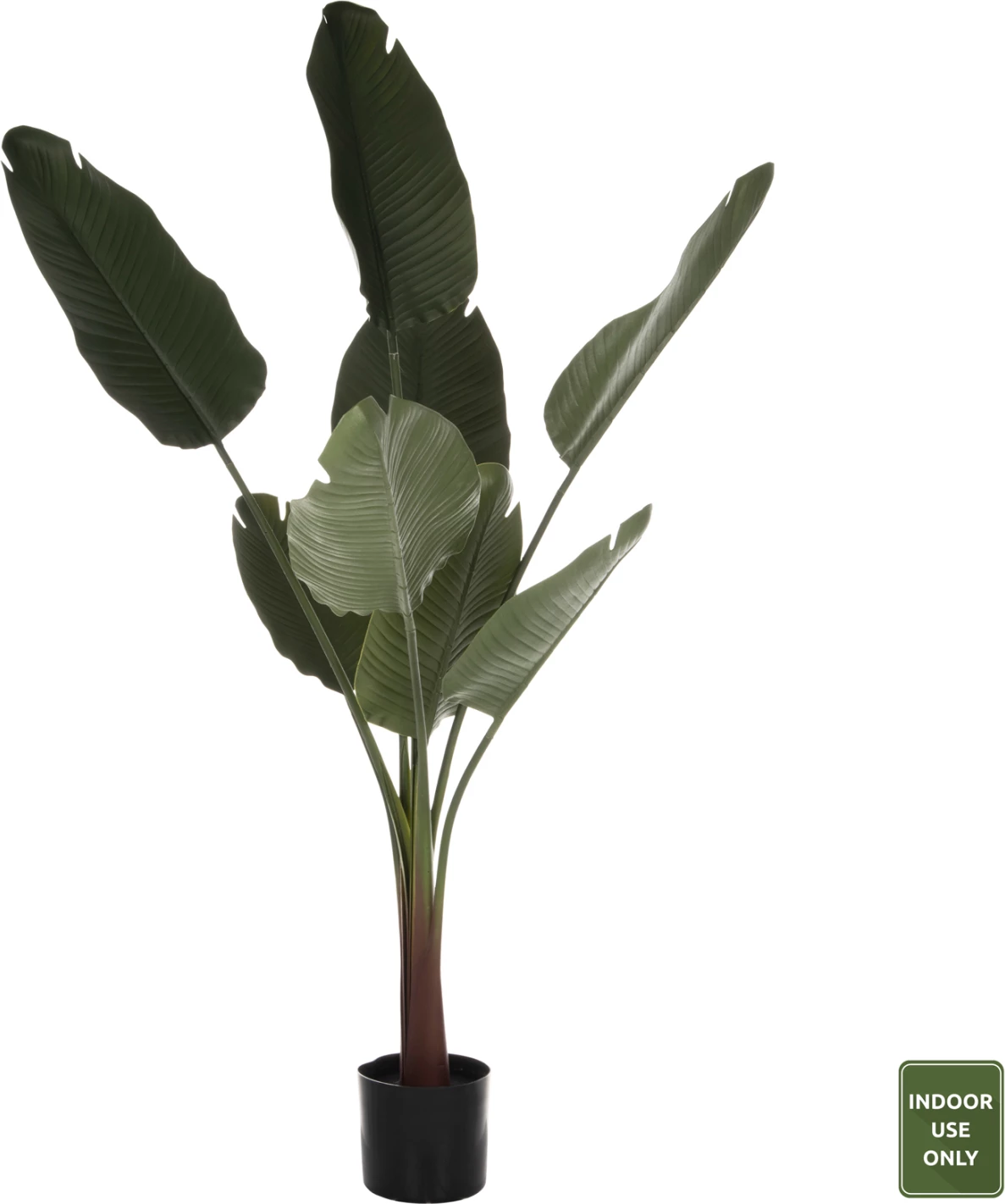 Bimë dekorative sintetike në vazo FH7982, Strelitziaceae, 150 cm, Φ17x14.5 cm