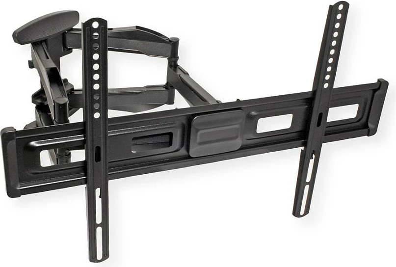 Mbajtëse muri për TV VALUE, 37-80", VESA deri 400x400, rrotulluese dhe me pjerrësi, deri 45 kg, e zezë