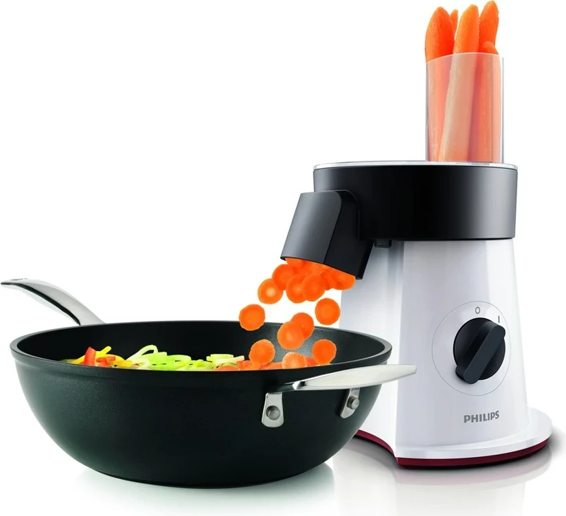 Përpunues sallatash Philips Viva Collection HR1388/80, i zi