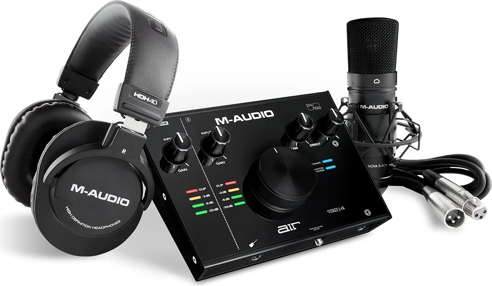 Interfejsi i regjistrimit M-AUDIO AIR 192|4 Vocal Studio Pro, i zi