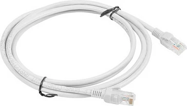 Kablë rrjeti LANBERG PCU6-10CC-0200-S, Cat6 UTP, 2 m, RJ-45, gri