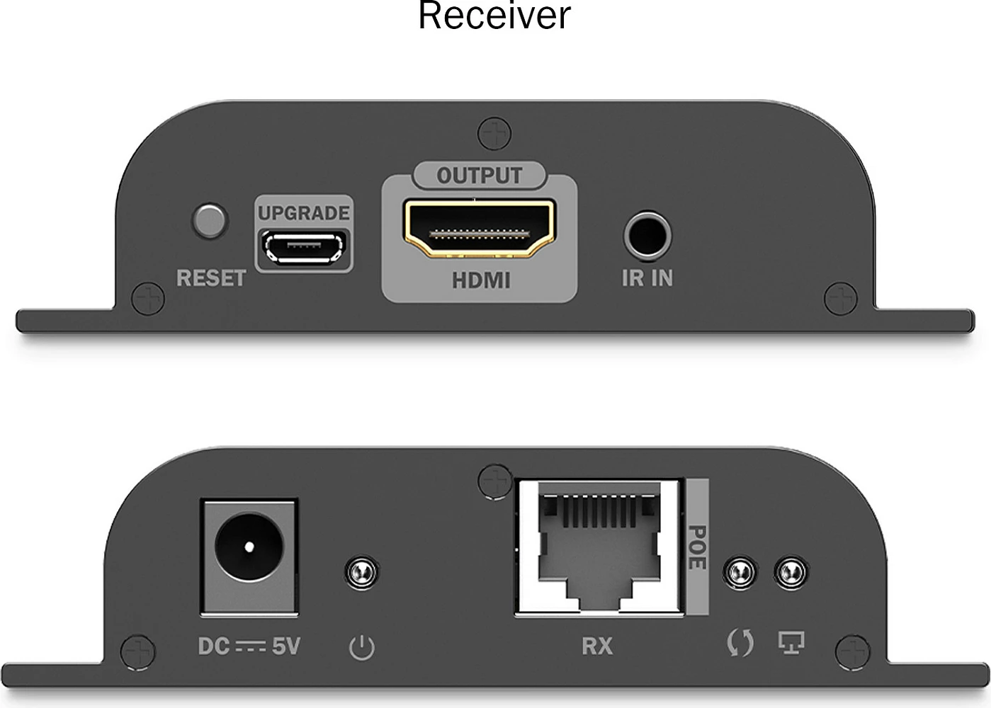 Set extender HDMI IP PoE Digitus 4K/60Hz, deri 200m, i zi