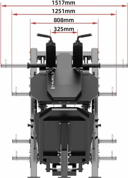 Pajisje për ushtrime këmbësh HMS, gri