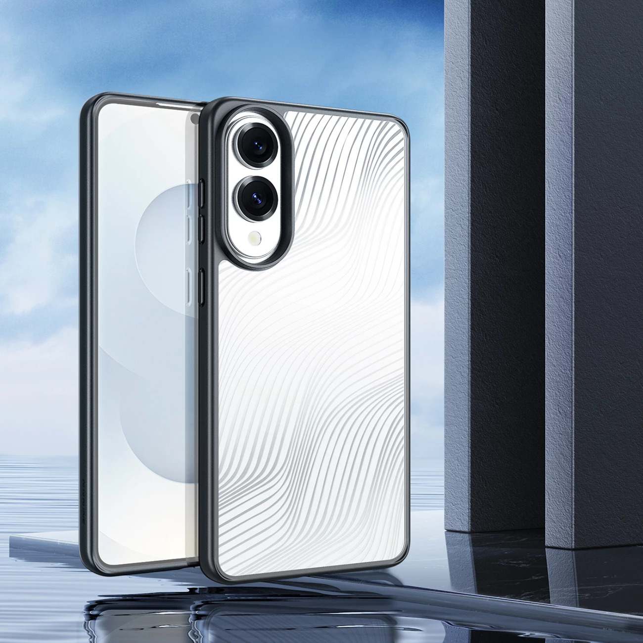 Mbështjellës Dux Ducis Aimo për Samsung Galaxy S25 Edge, i zi