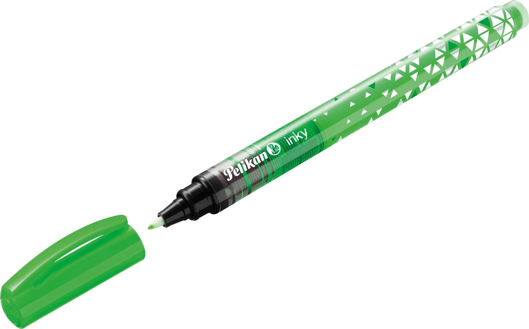 Stilolaps Pelikan inky neon, 0.5 mm, plastik, i gjelbër, pako 10 copë