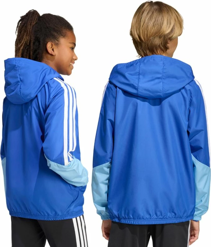 Jakne për fëmijë adidas Tiro 26 Competition All Weather, kaltër KB0157 [Madhësia: 164 cm]