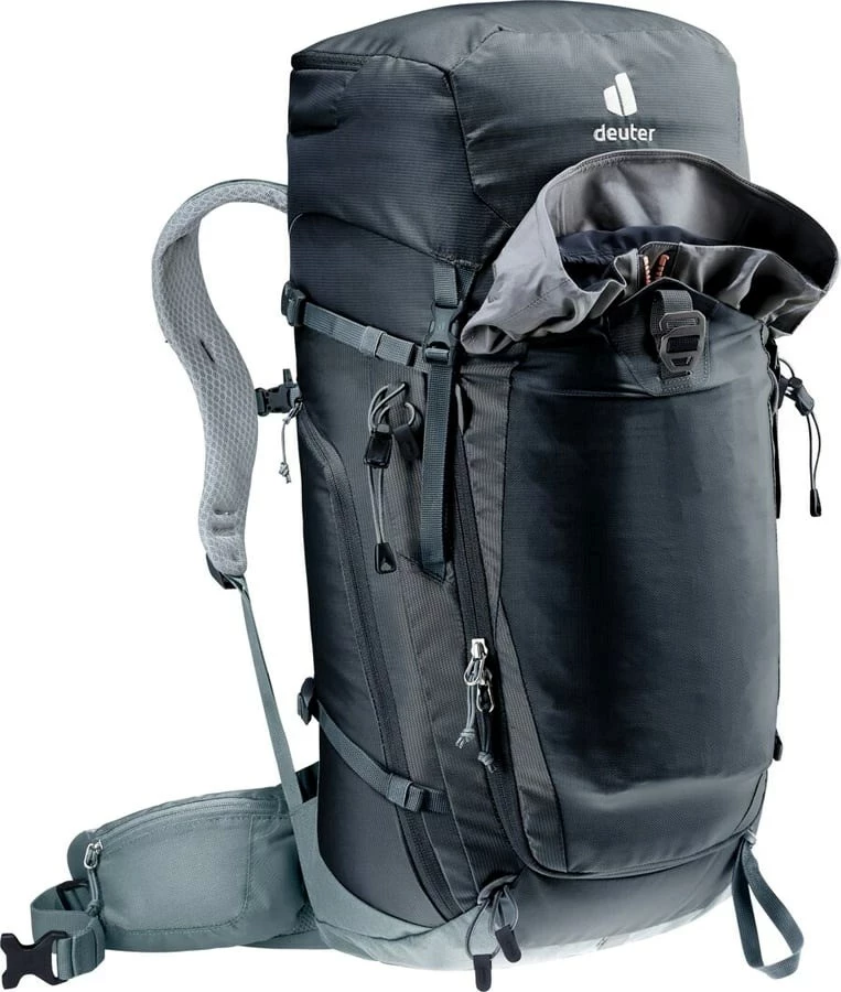 Çantë shpine Deuter Trail PRO 36 për femra, e zezë