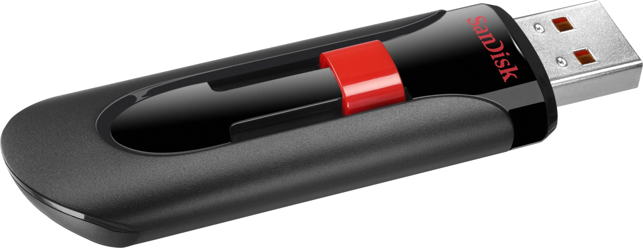 USB stick SanDisk Cruzer Glide 128GB, USB 2.0, zi/kuqe