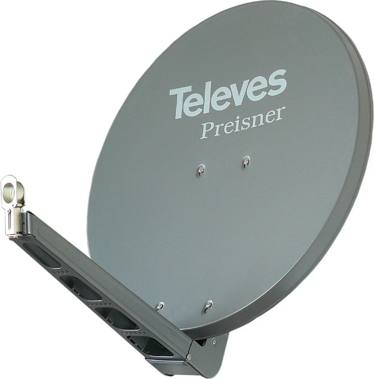 Antenë satelitore Televes S 85QSD-G, 85 cm, alumin, grafit