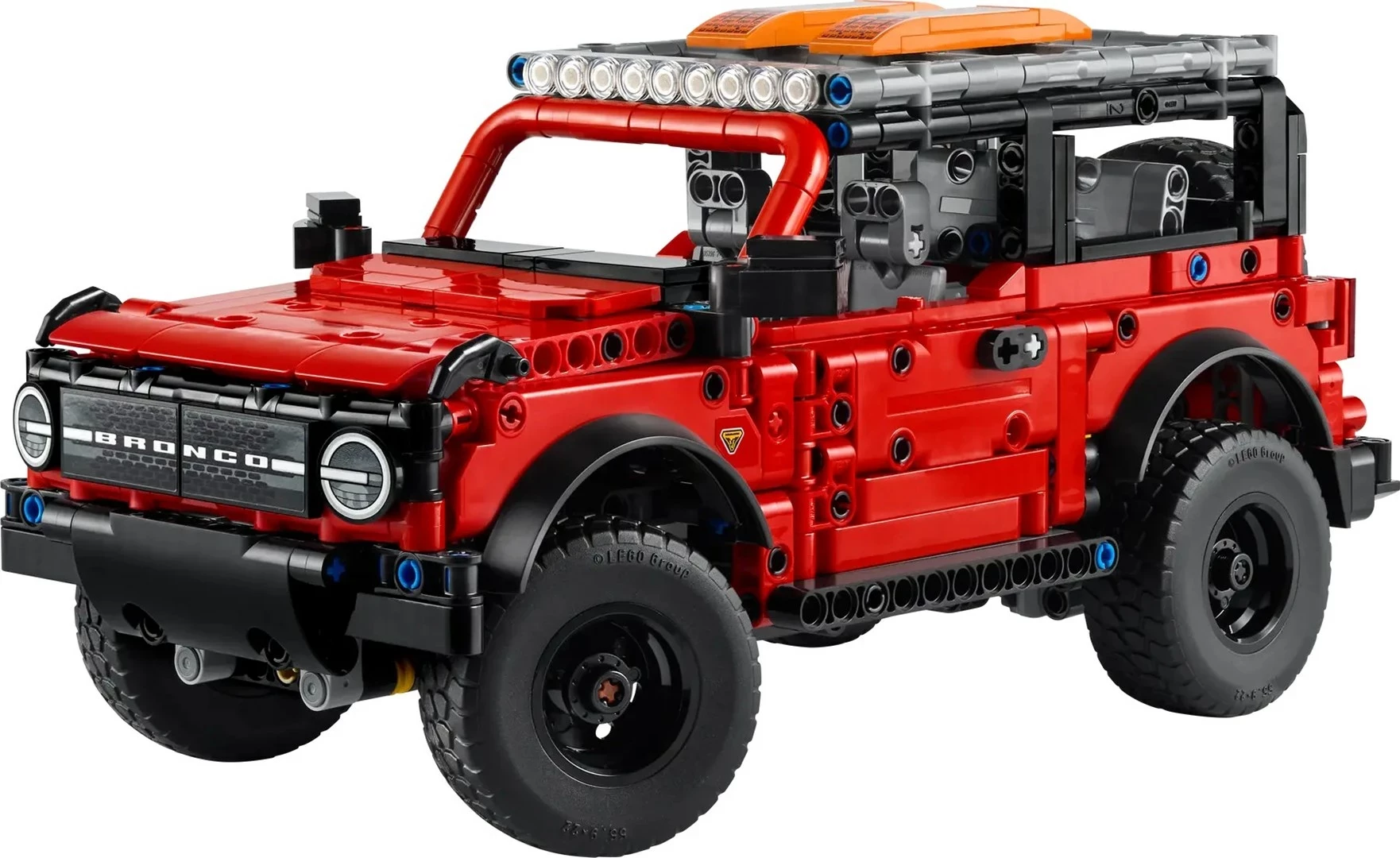 Set LEGO Technic Ford Bronco SUV 42213, për fëmijë dhe të rritur, Kuqe