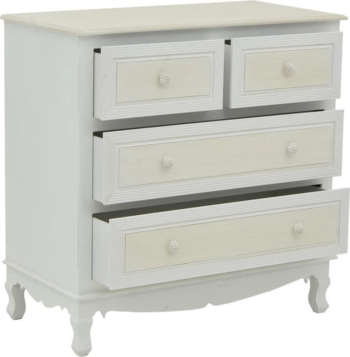 Komodinë me sirtarë Joliene, ngjyrë natyrale-antike, MDF, 80x40x80cm