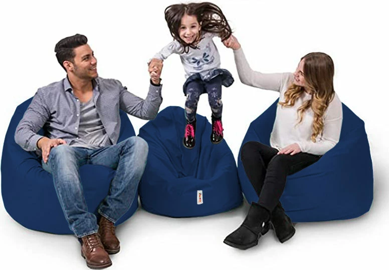 Puf kopshti, ngjyrë e kaltër e errët, Iyzi 100, Atelier del Sofa