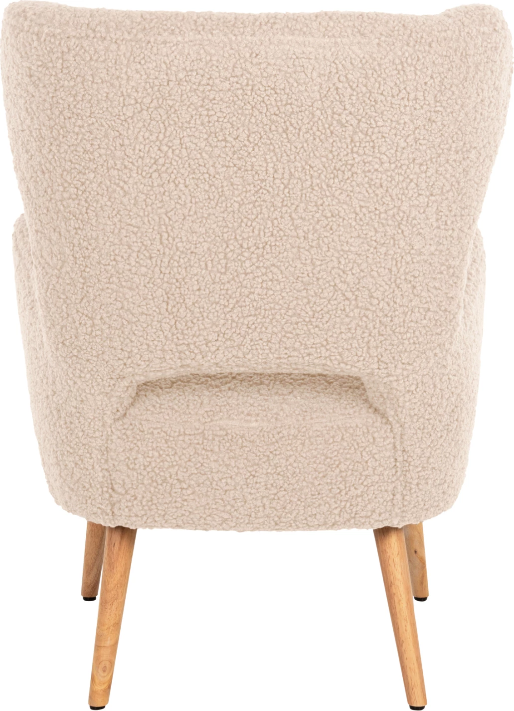 Karrige MYLIE FH8394.23, pëlhurë boucle e bardhë, 66x75x93H cm