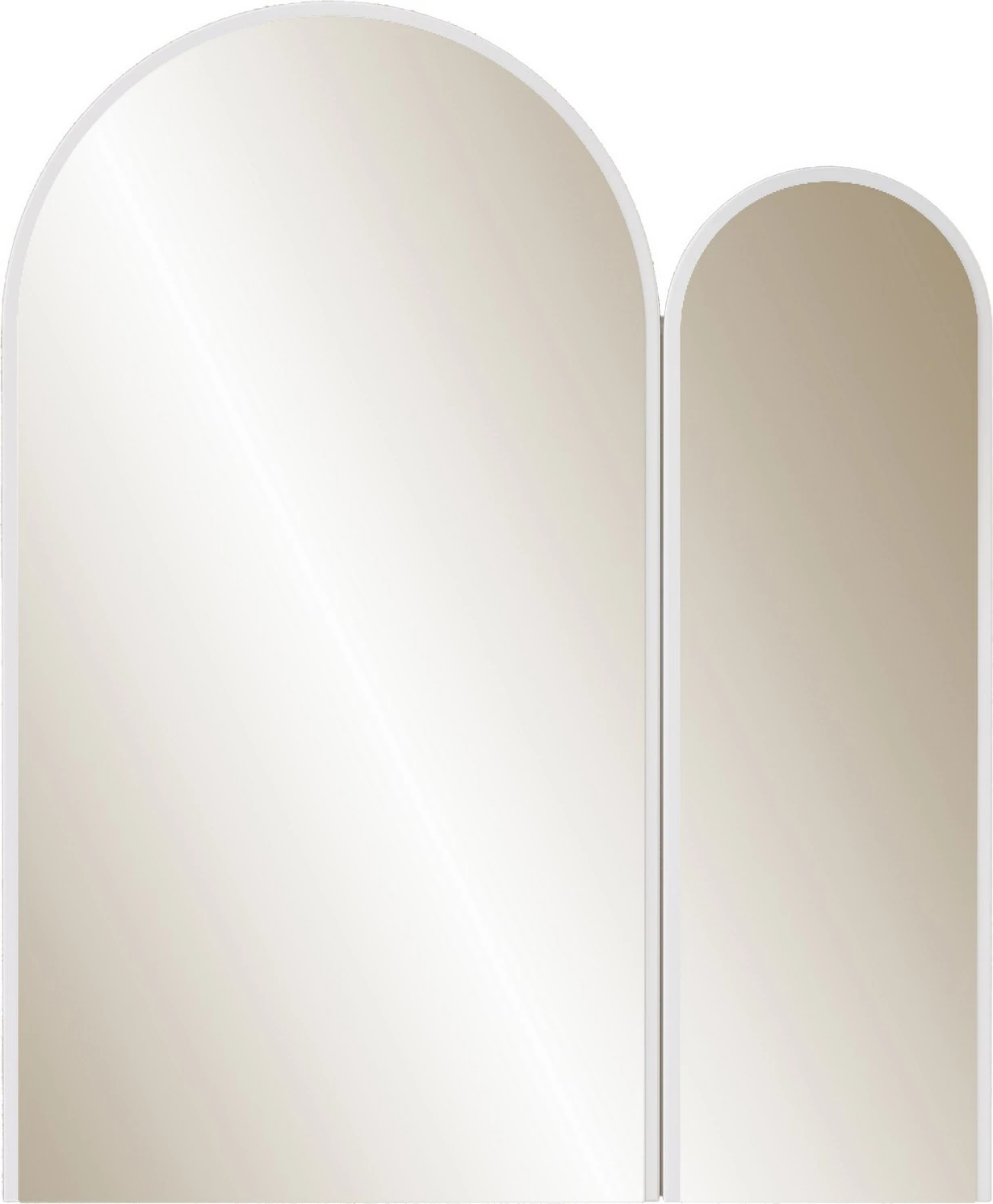 Pasqyrë dekorative, ngjyrë e bardhë, Skye Decor