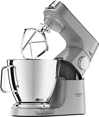 Mikser Kenwood Titanium Chef Baker XL, 1200W, inox, argjend