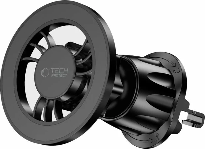 Mbajtës magnetik për celular Tech-Protect N56, me MagSafe, për veturë, i zi