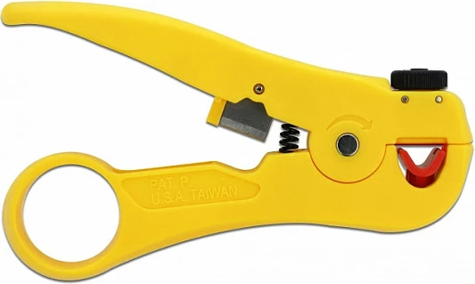 Vegël zhveshëse kabllosh DeLOCK 3.5-9.0 mm, e verdhë